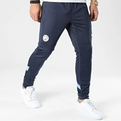 De gros 🔥 Pantalon Jogging Manchester City FC 767769 Bleu Marine de Puma 👏