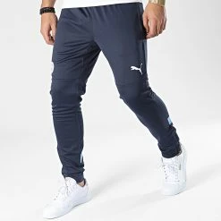 De gros 🔥 Pantalon Jogging Manchester City FC 767769 Bleu Marine de Puma 👏 -Puma Soldes 2022 puma 349075 767769 15 20221128T135712 05